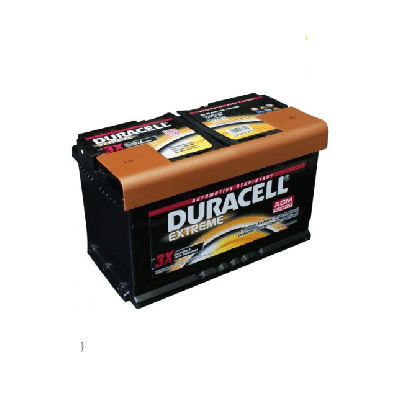 Duracell Extreme DE80 L4 AGM Start Stop 12 V 80 Ah 800 A Batterie Voiture