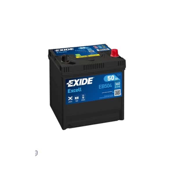 EXIDE EXCELL D20 EB504 12V 50Ah 360A Batterie voiture