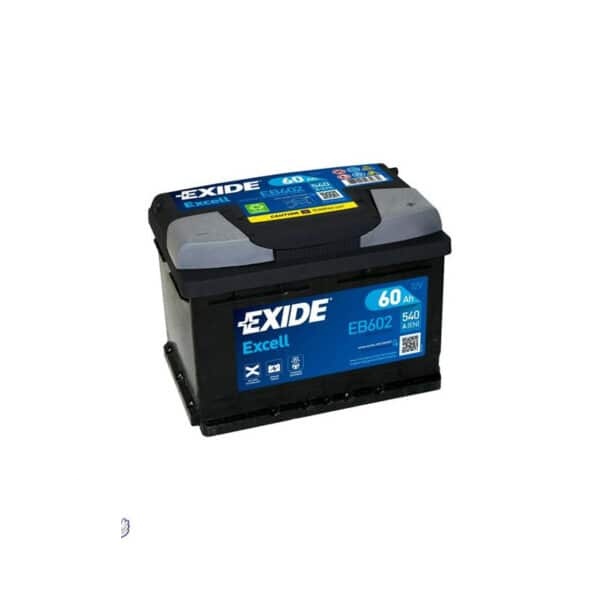 EXIDE EXCELL LB2 EB602 12V 60Ah 540A Batterie voiture