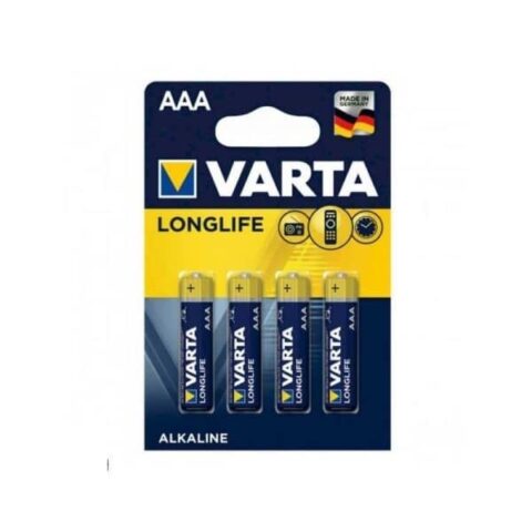 VARTA LONG LIFE 4 Piles AAA4 LR03 1,5V ALCALINE