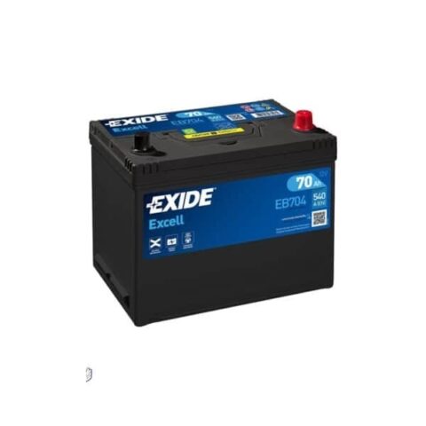 EXIDE EXCELL EB704 M10D 12V 70Ah 540A 12V BATERIE VOITURE