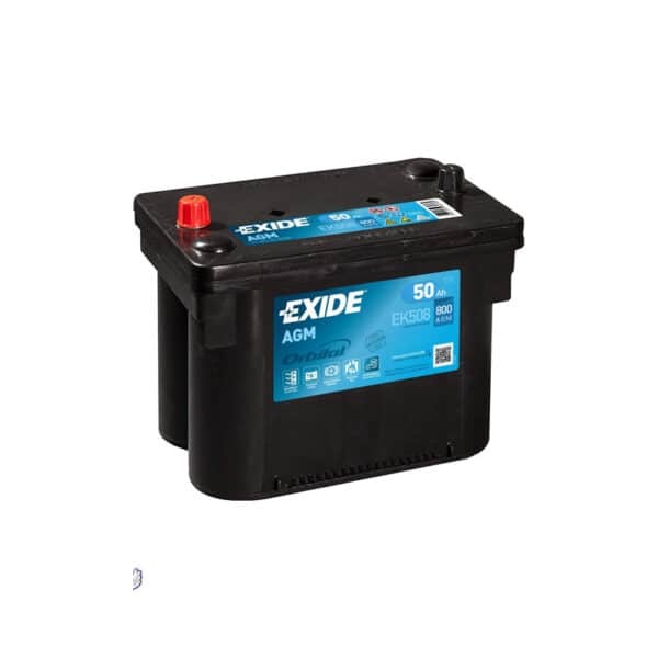 EXIDE EK508 AGM START STOP 12V 50Ah 800A Batterie voiture - EPRA- Société  ENGIN PIECE RECHANGE AFRICA
